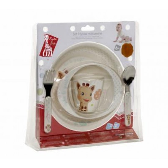 Set pentru masa Girafa Sophie Baloane in blister - Vulli