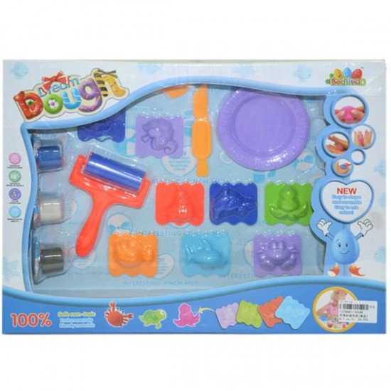 Set Plastilina cu forme in cutie