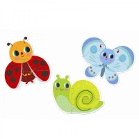 Set Puzzle-uri evolutive Djeco In gradina