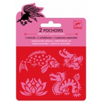 Set sabloane Djeco Asia