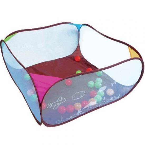 Spatiu de joaca pliabil cu 45 bile Bufnita - Ludi