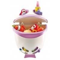 Suport pentru pastrarea jucariilor si a samponului Bubble Fish Orchid