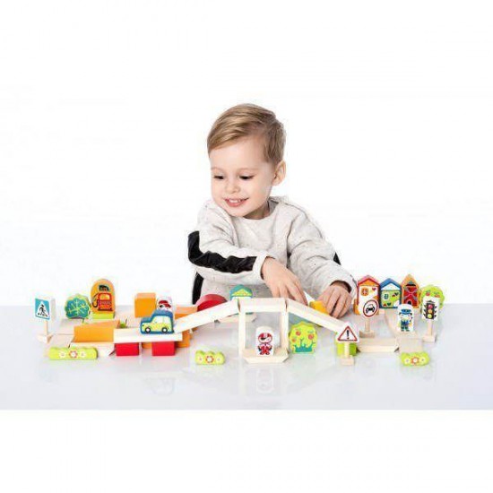 Kit de constructie Cubika pentru baietei 