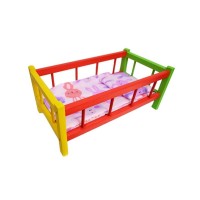 Patut pentru papusi colorat de lemn