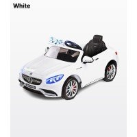 Masinuta electrica Toyz Mercedes-Benz S63 AMG 12 V cu telecomanda White