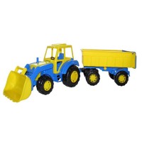 Tractor Altay cu remorca Nr.1 si cupa 65cm 