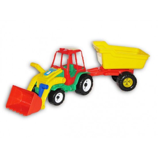 Tractor excavator cu remorca 50 cm