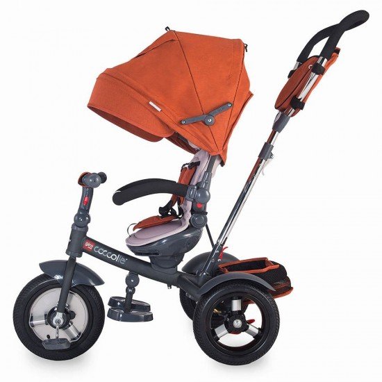 Tricicleta Coccolle Giro Plus multifunctionala - Maro