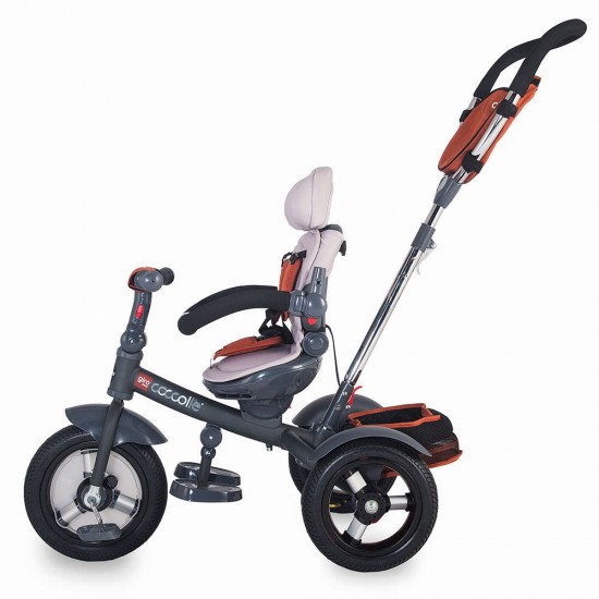 Tricicleta Coccolle Giro Plus multifunctionala - Rosu
