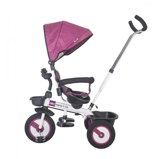 Tricicleta multifunctionala MamaLove Rider Gri