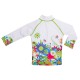 Tricou de baie Flowers marime 98-104 protectie UV Swimpy