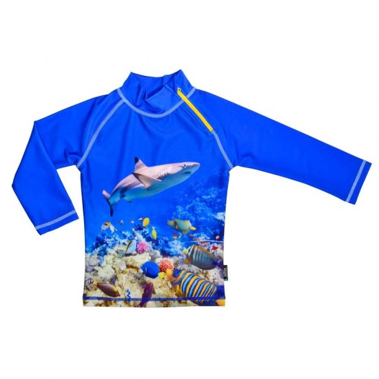 Tricou de Coral Reef marimea 110- 116 protectie UV Swimpy